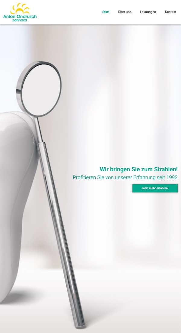 Ihre bisherige Website auf dem Smartphone